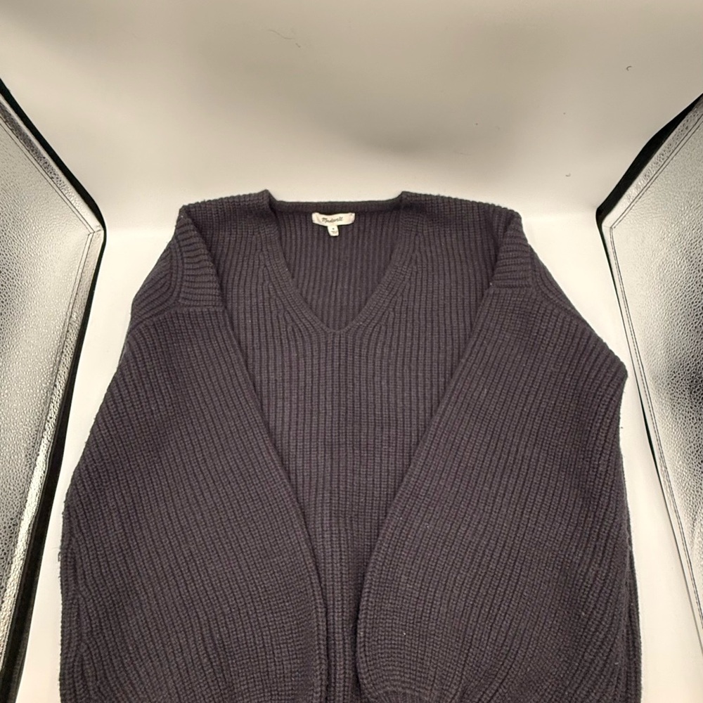 Madewell Thornton Balloon Sleeve Sweater Size M - Picture 2 of 5